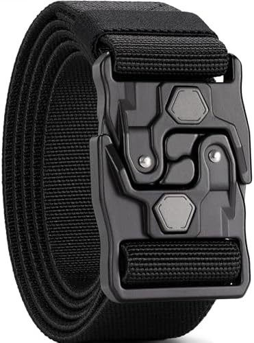 Tactical Web Belt - Black, waist 35"-38"